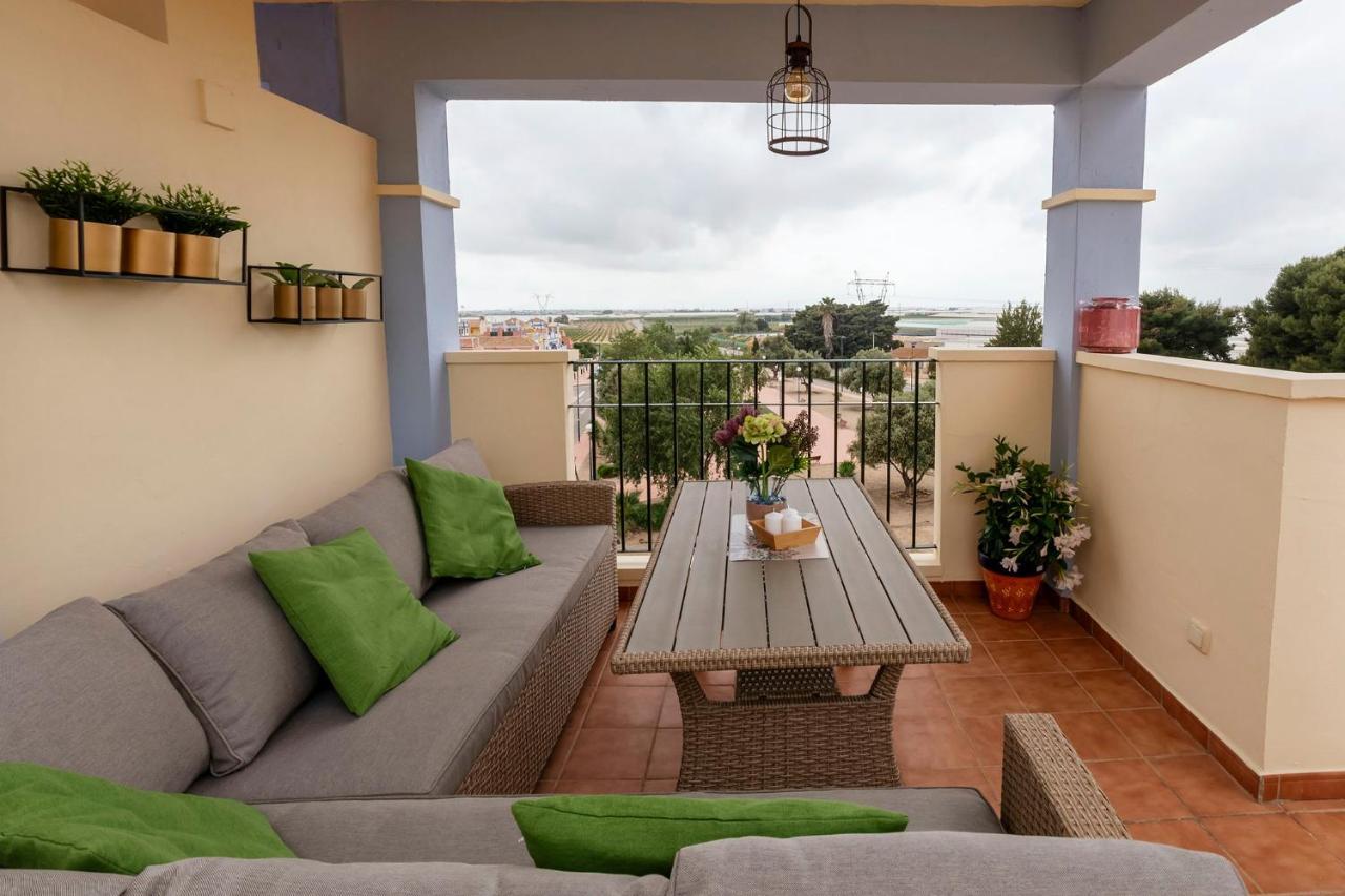 Ático con terraza-solárium y piscina 4-6 personas WIFI A/C Apartamento Roda Exterior foto